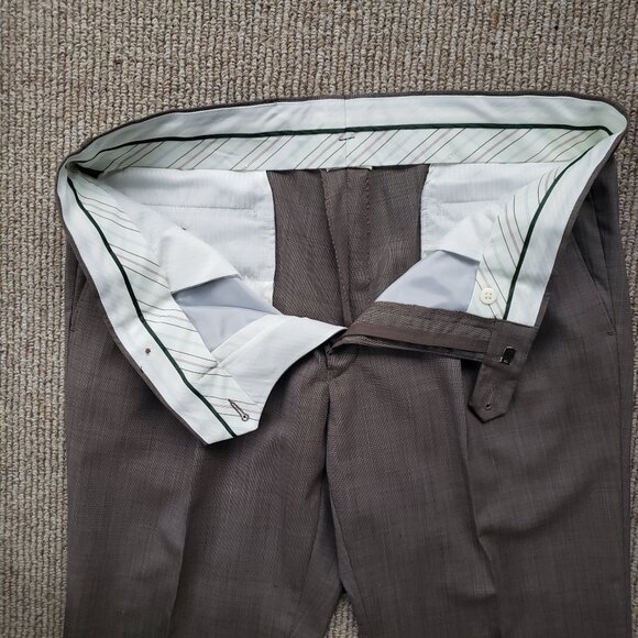 Lauren Ralph Lauren 3pc Suit 40S Brown Wool - Picture 13 of 15